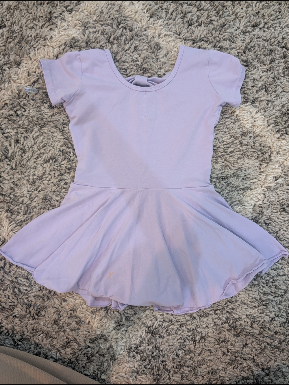 Lilac Short Sleeve Twirl Dress/Dance